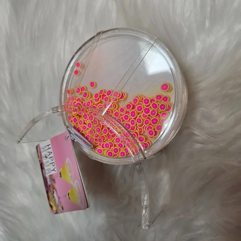 Happy Hour Citrus Themed Coaster Set w/ Holder